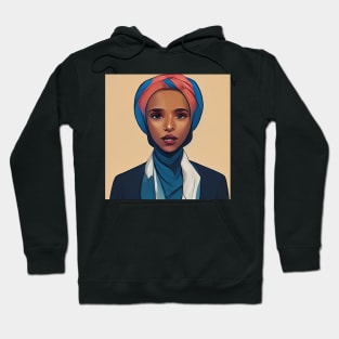 Ilhan Omar | Comics style Hoodie